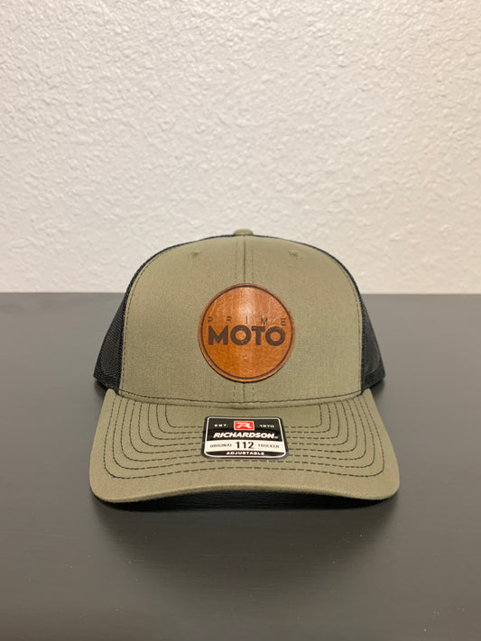 PRIME MOTO Curved Patch Hat - Green