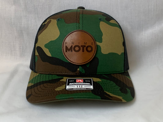 PRIME MOTO Curved Patch Hat - Camo