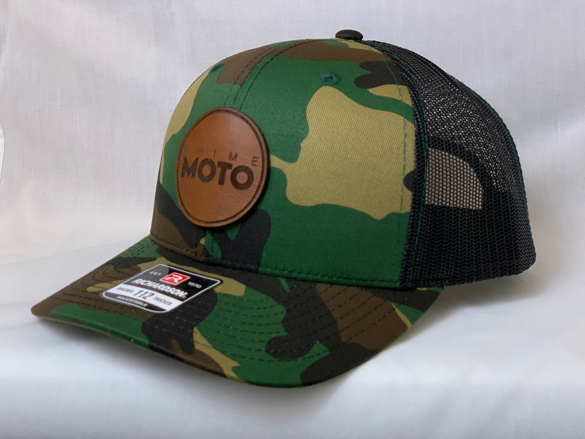 PRIME MOTO Curved Patch Hat - Camo